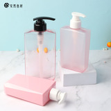300ml 500ml PETG square empty shampoo Shower Gel lotion plastic bottle