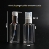 100ml pet lotion bottle cosmetic skin care cream facial container packaging