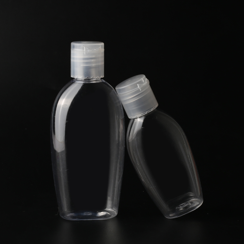 Plastic pet Squeeze flip cap soap lotion bottle